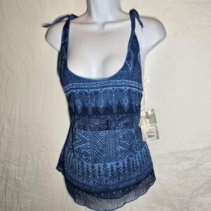 2011 converse all star blue whimsigoth boho deadstock summer top